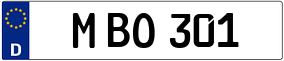 Truck License Plate